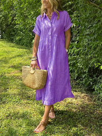 Ruth | Shirt Dress Button-Front