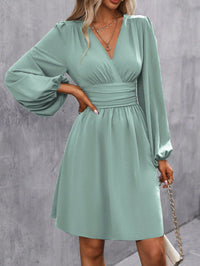 Charlotte | Wedding Guest Mini Dress V-Neck