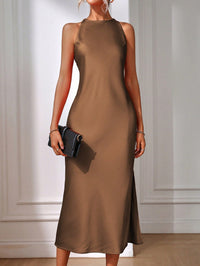 Noelle | Wedding Guest Midi Dress Sleeveless