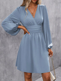 Charlotte | Wedding Guest Mini Dress V-Neck