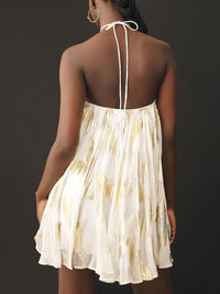 Aaliyah | Cocktail Mini Dress Halter