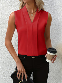 Leila | Blouse Sleeveless V-Neck