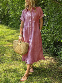 Ruth | Shirt Dress Button-Front