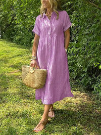 Ruth | Shirt Dress Button-Front