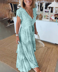 May | Maxi Sundress V-Neck A-Line
