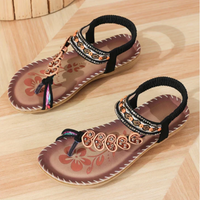Olivia | Orthopedic Boho Sandals with Decorative Center Detail