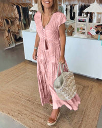 May | Maxi Sundress V-Neck A-Line