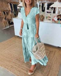 May | Maxi Sundress V-Neck A-Line