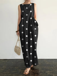 Lola | Polka Dot Maxi Dress