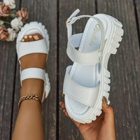 Kelsey | Orthopedic Platform Sandals with Chunky Sole and Ankle Strap