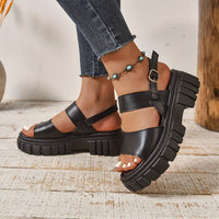 Kelsey | Orthopedic Platform Sandals with Chunky Sole and Ankle Strap