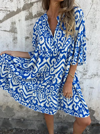 Annabelle | Boho Dress Notch V-Neck
