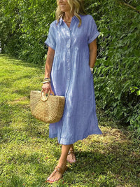 Ruth | Shirt Dress Button-Front