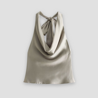 Nadia | Blouse Halter Cowl Neck