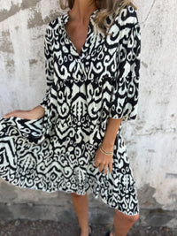 Annabelle | Boho Dress Notch V-Neck