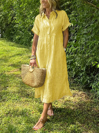 Ruth | Shirt Dress Button-Front
