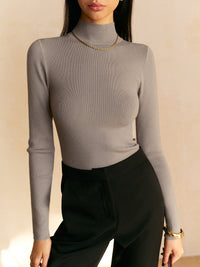 Ava | Blouse Turtleneck Neck