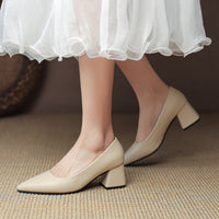 Maxine | Comfortable Block Heels Orthopedic Slip-On