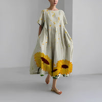 Lauren | Floral Midi Dress Sleeveless
