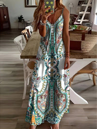 Avery | Boho Maxi Dress Striped