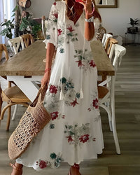Charlotte | Boho Sundress Half Sleeve
