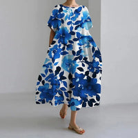 Lauren | Floral Midi Dress Sleeveless