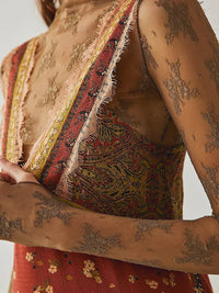 Ophelia | Boho Mini Sundress Lace Floral
