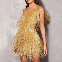 Aubrey | Cocktail Dress Sequin Fringe