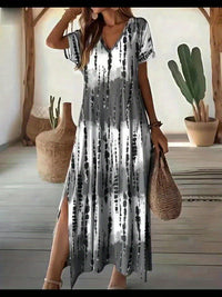 Florence | Sundress V-Neck Side Slit