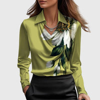 Eliza | Blouse Pleated Cowl Neck