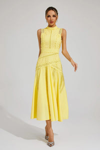 Theodora | Wedding Guest Midi Dress Lace A-Line