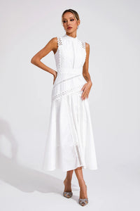 Theodora | Wedding Guest Midi Dress Lace A-Line