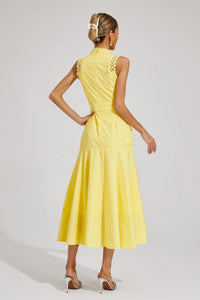 Ruth | Wedding Guest Midi Dress Lace Sleeveless