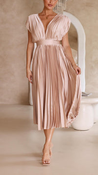 Tiana | Wedding Guest Midi Dress A-Line