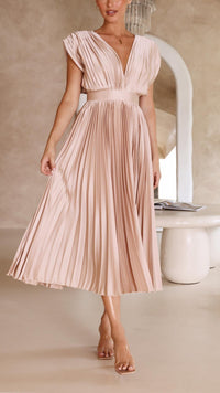 Tiana | Wedding Guest Midi Dress A-Line