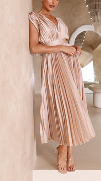 Tiana | Wedding Guest Midi Dress A-Line