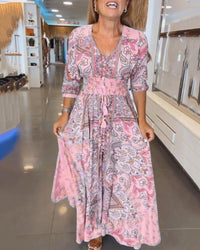 Genesis | Boho Sundress V-Neck A-Line
