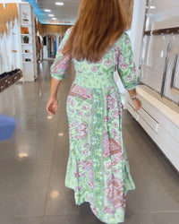 Genesis | Boho Sundress V-Neck A-Line