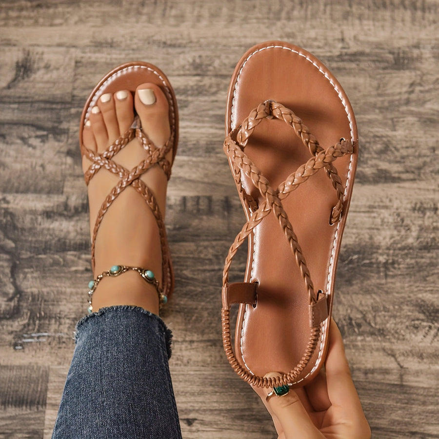 Bianca | Braided Sandals Orthopedic