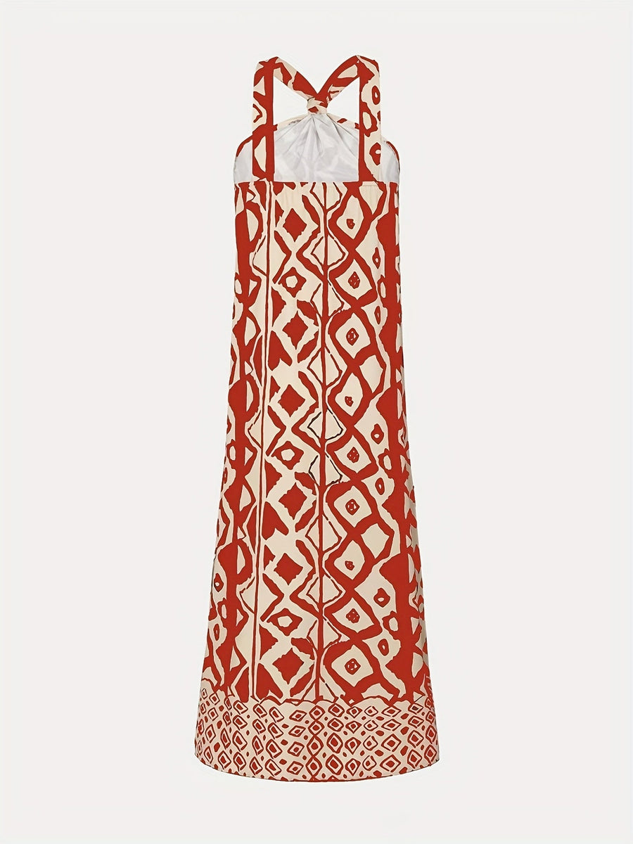 Elaine | Halter Maxi Dress Side Slit