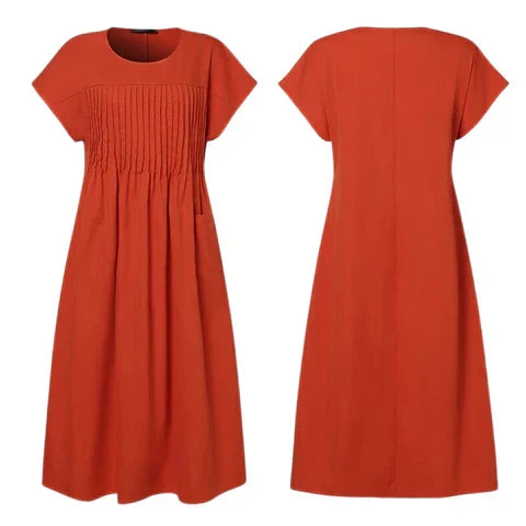 Emery | Wedding Guest Midi Dress Short Sleeve