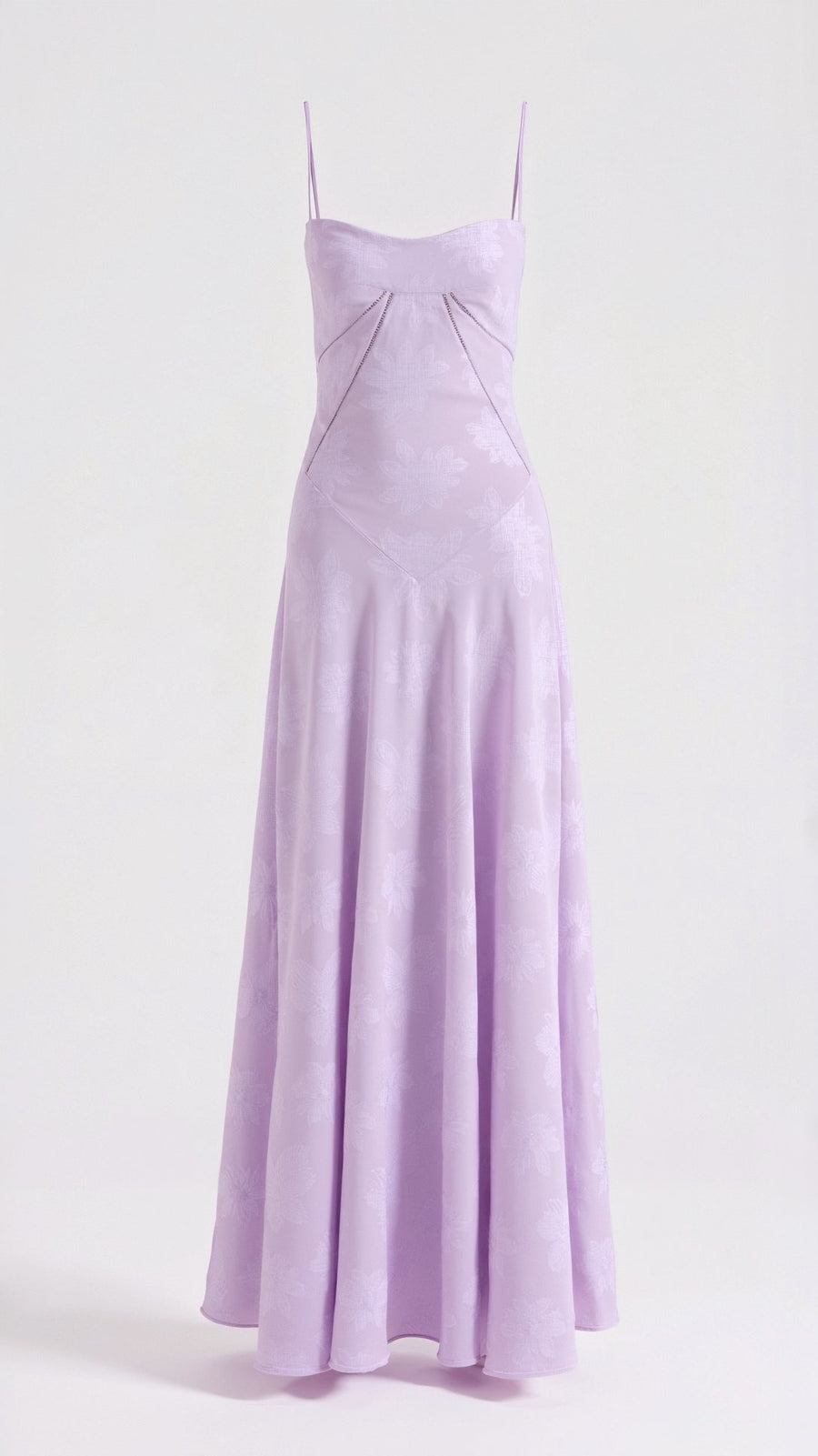 Hannah | Spaghetti Strap Maxi Dress with Square Neck