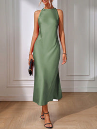 Noelle | Wedding Guest Midi Dress Sleeveless
