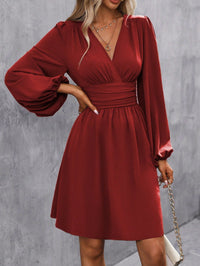 Charlotte | Wedding Guest Mini Dress V-Neck
