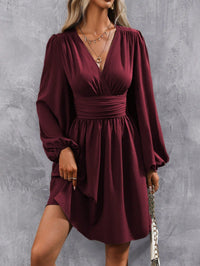 Charlotte | Wedding Guest Mini Dress V-Neck