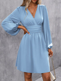 Charlotte | Wedding Guest Mini Dress V-Neck