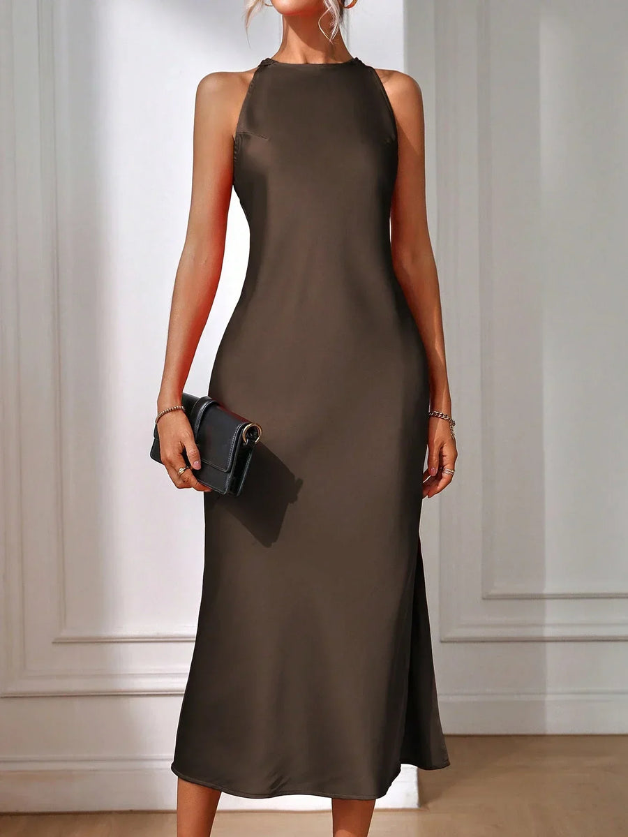 Noelle | Wedding Guest Midi Dress Sleeveless