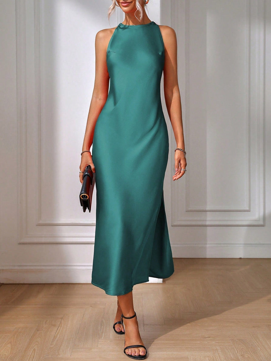Noelle | Wedding Guest Midi Dress Sleeveless