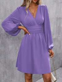 Charlotte | Wedding Guest Mini Dress V-Neck