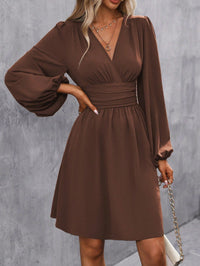 Charlotte | Wedding Guest Mini Dress V-Neck